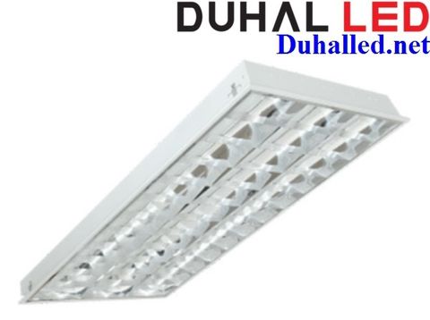  MÁNG ĐÈN PHẢN QUANG ÂM TRẦN 3 BÓNG 1M2 LED 3x18W DUHAL LDA318 