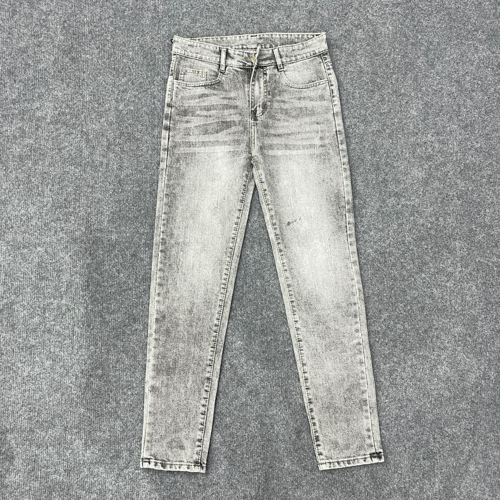 QUẦN JEAN NAM SLIM FIT XÁM BẠC _ QJ1905