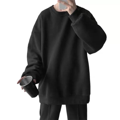 ÁO SWEATER BASIC ĐEN - SWT021