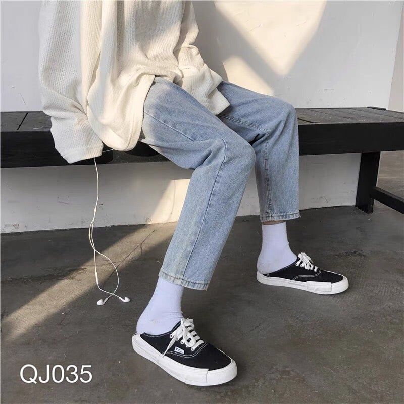 QJ035 - QUẦN JEAN BAGGY NAM BASIC