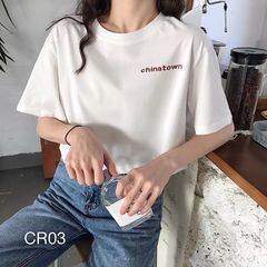 CR03 - ÁO THUN KIỂU NỮ CROPTOP CHINATOWN