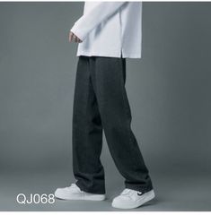 QJ068 - KBT.1016 QUẦN JEAN BAGGY NAM ĐEN ỐNG RỘNG