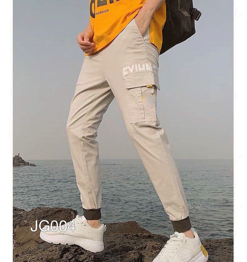 JG004 - QUẦN JOGGER KAKI TÚI IN FXIHNOW
