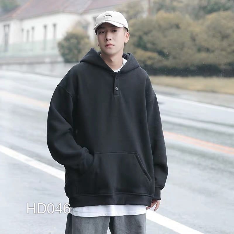 HD046 - ÁO HOODIE KIỂU POLO