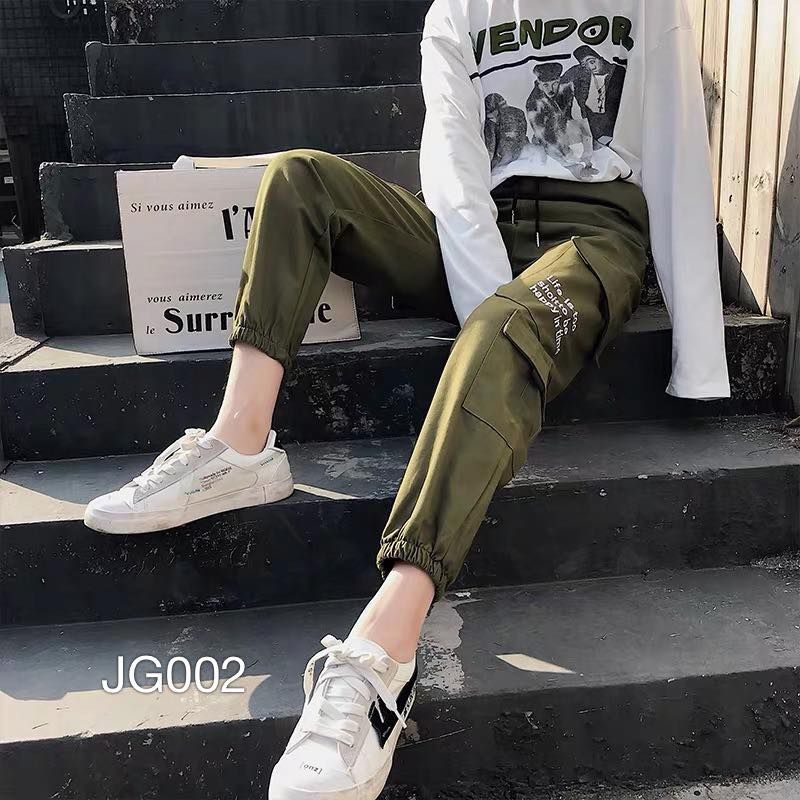 JG002 - QUẦN JOGGER KAKI TÚI HỘP IN LIFE