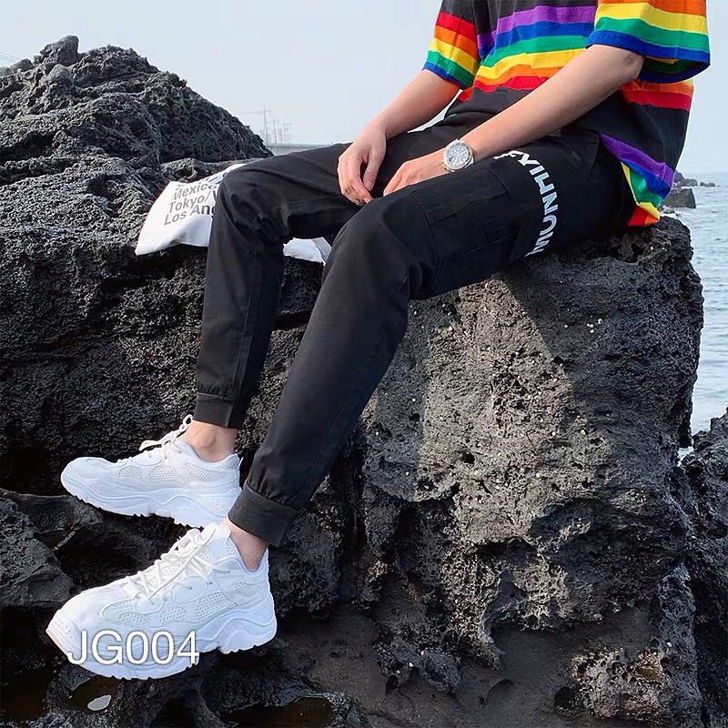 JG004 - QUẦN JOGGER KAKI TÚI IN FXIHNOW