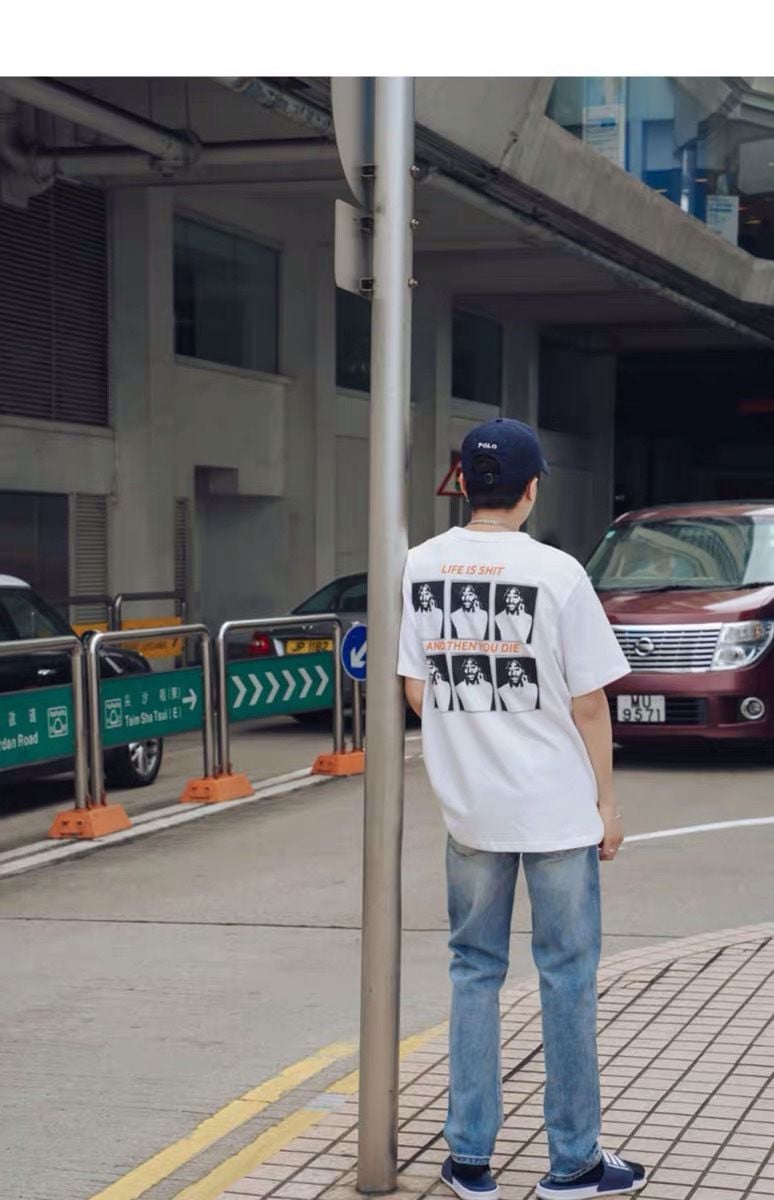 AT048 - ÁO THUN LIFE IS SHIRT