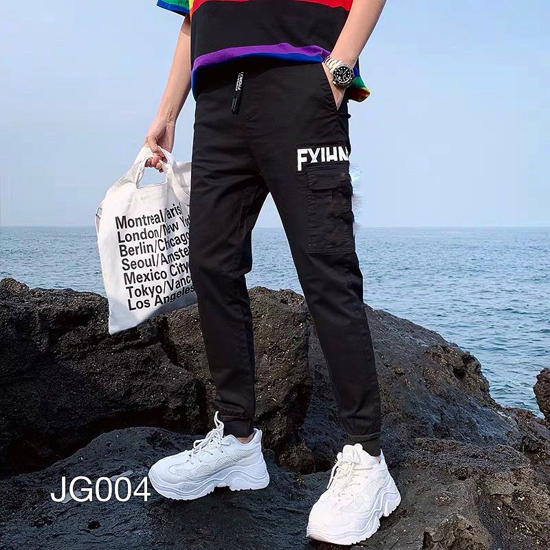 JG004 - QUẦN JOGGER KAKI TÚI IN FXIHNOW