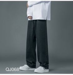 QJ068 - KBT.1016 QUẦN JEAN BAGGY NAM ĐEN ỐNG RỘNG