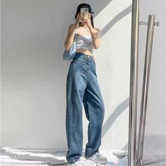 QUẦN JEAN NỮ ỐNG RỘNG - QJ086