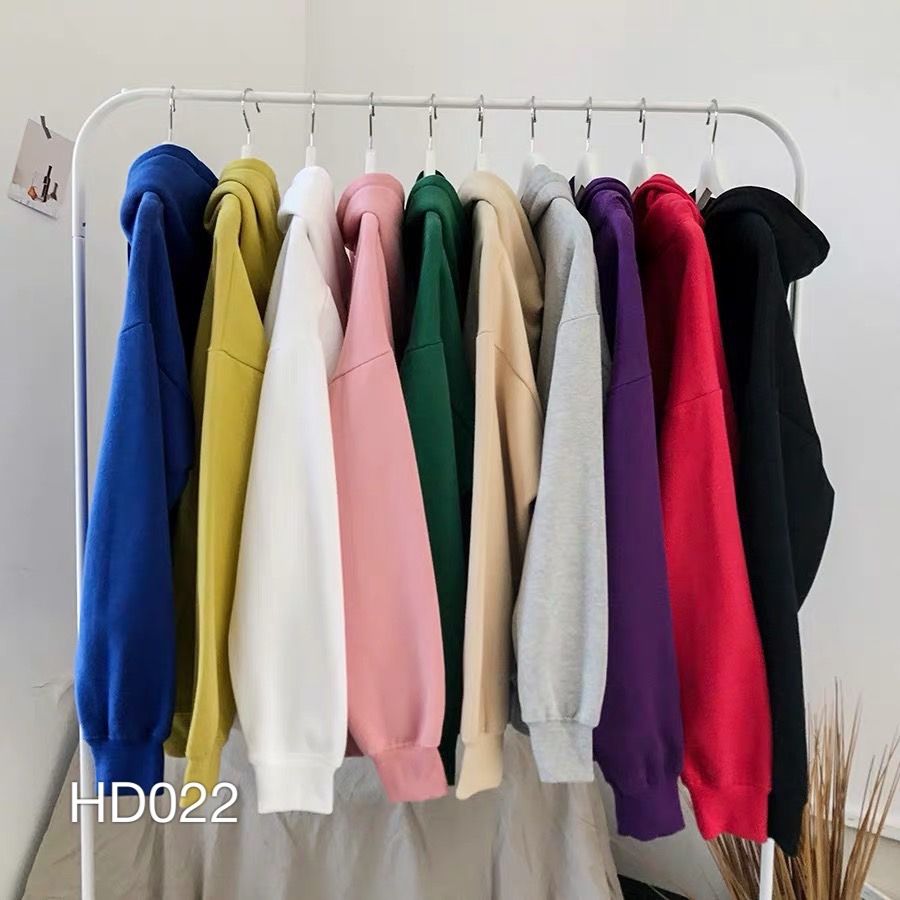 HD022 - ÁO HOODIE BASIC NHIỀU MÀU