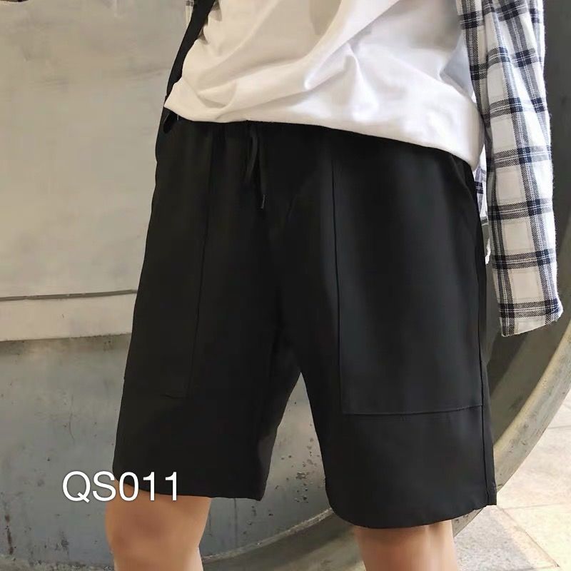 QS011 - QUẦN SHORT THUN TRƠN TÚI TRƯỚC