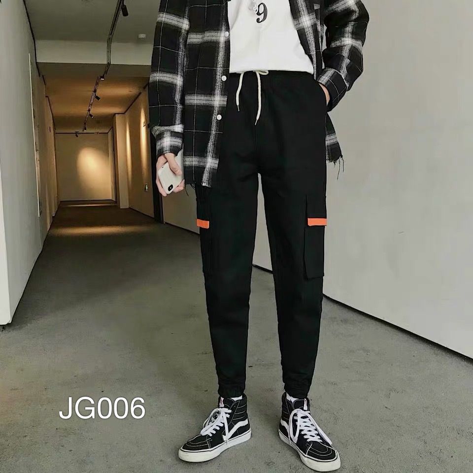 JG006 - QUẦN JOGGER KAKI PHỐI SỌC TÚI HỘP