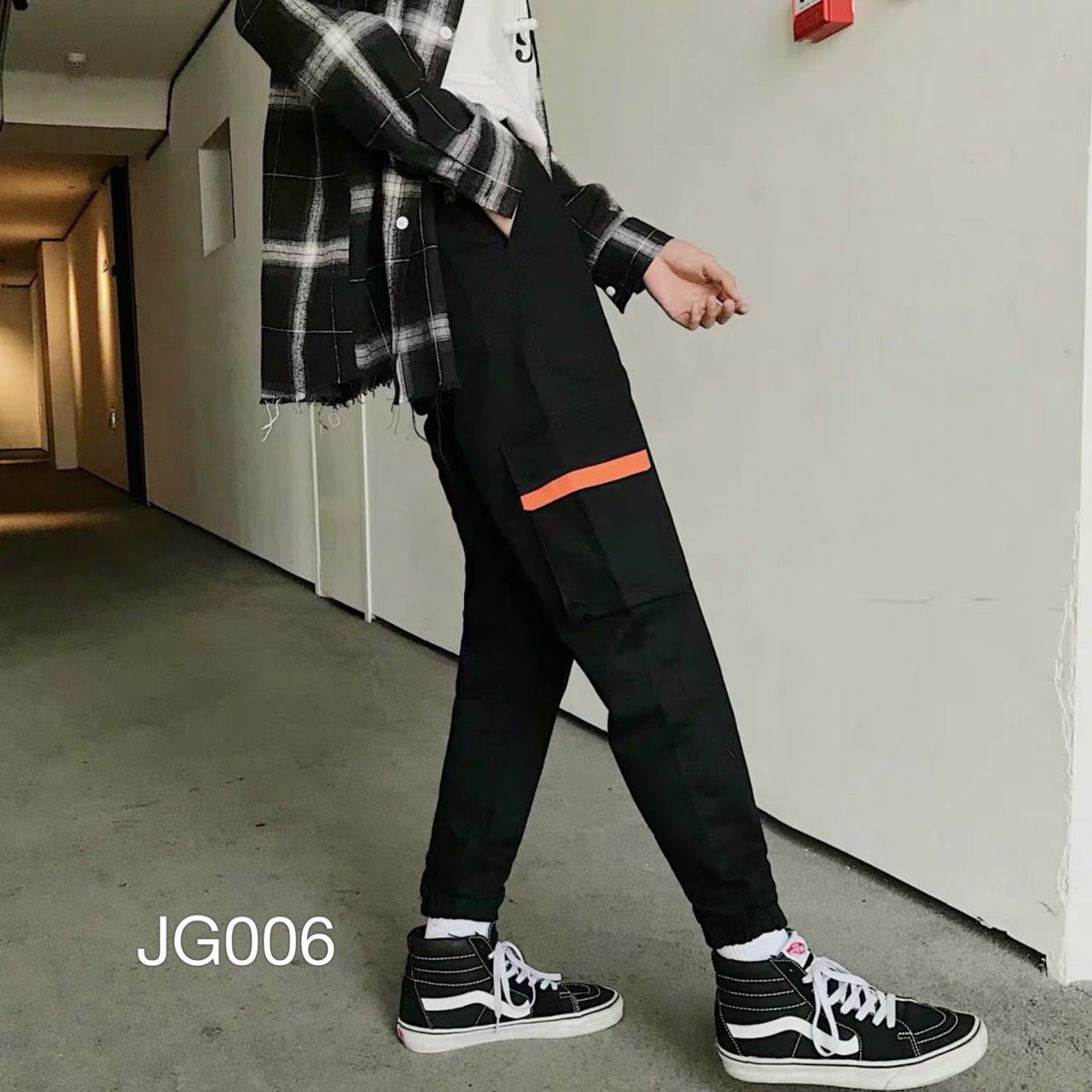 JG006 - QUẦN JOGGER KAKI PHỐI SỌC TÚI HỘP