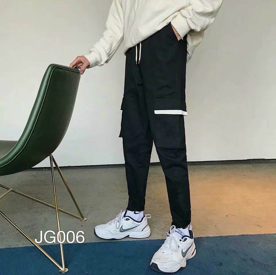 JG006 - QUẦN JOGGER KAKI PHỐI SỌC TÚI HỘP