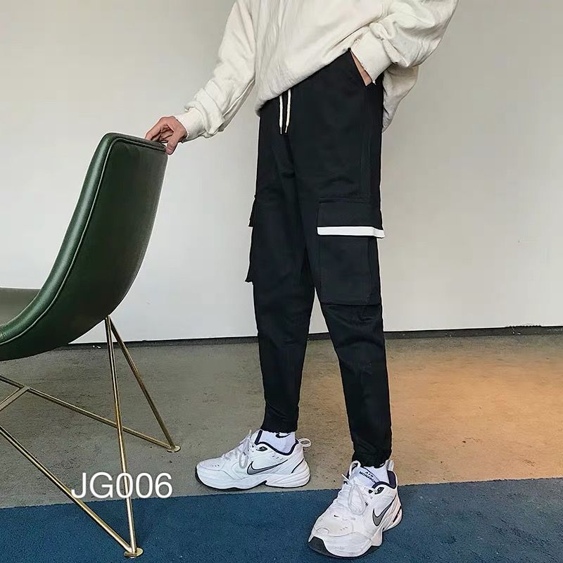 JG006 - QUẦN JOGGER KAKI PHỐI SỌC TÚI HỘP