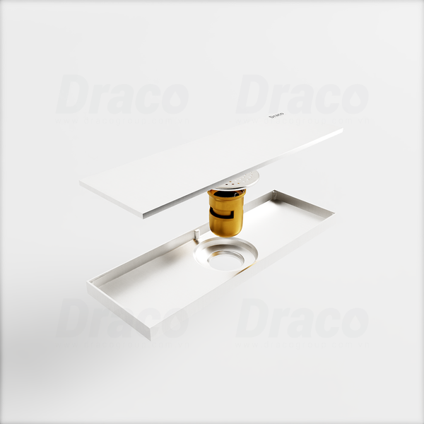 Phễu Thoát Sàn  Đồng Thau Đúc Đuôi Đồng Draco ATR12