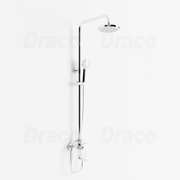 Sen Tắm Nóng Lạnh Đồng Thau Mạ Crom Draco F0102C