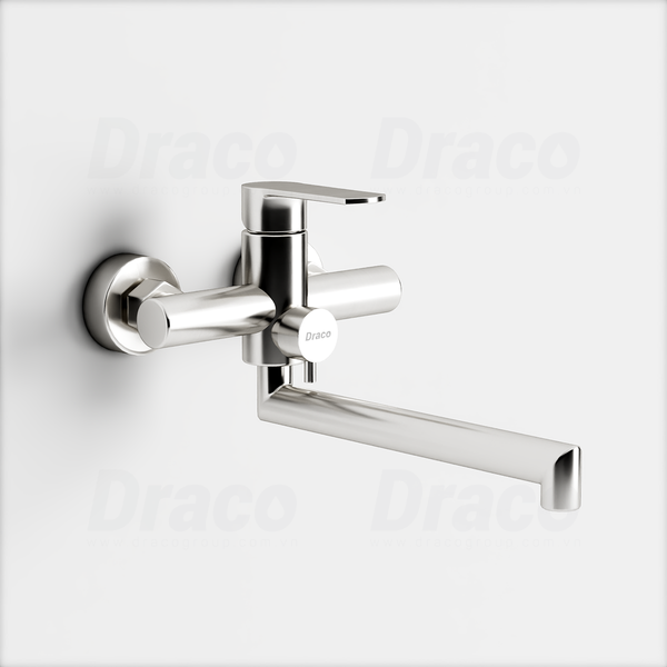 Sen Tắm Bồn Gắn Tường Nóng Lạnh Inox 304 Mờ Draco F0460I