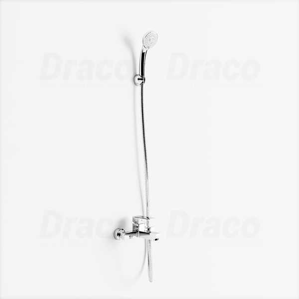 Sen Tắm Nóng Lạnh Đồng Thau Phủ Crom Draco F1101C