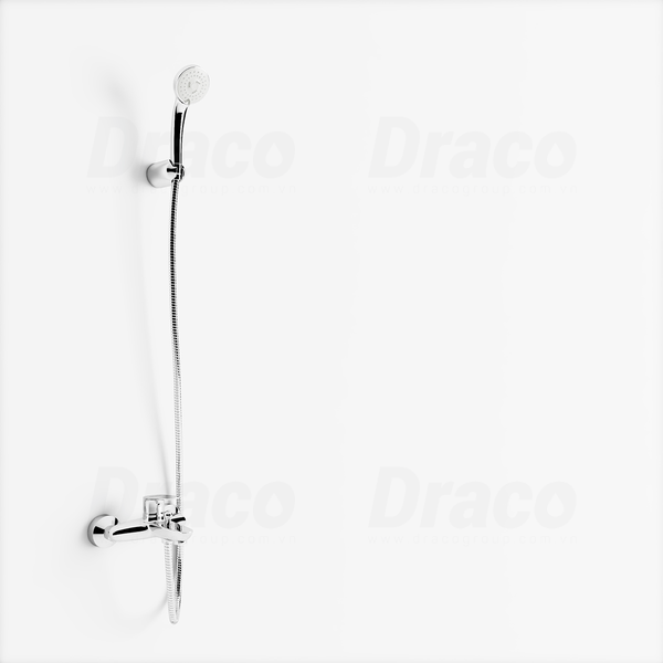 Sen Tắm Nóng Lạnh Đồng Thau Phủ Crom Draco F1104C