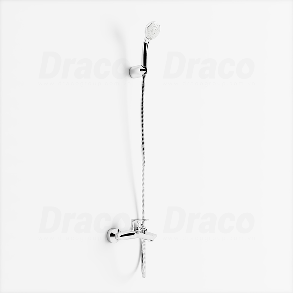 Sen Tắm Nóng Lạnh Đồng Thau Phủ Crom Draco F1104C