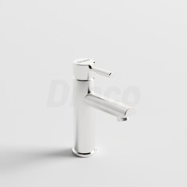 Vòi Lavabo Nóng Lạnh Inox 304 Draco F2116IA (Thấp) - Màu Inox Mờ