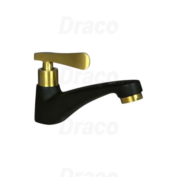 Vòi Lavabo Lạnh Sơn Tĩnh Điện Đen Draco F2222IB