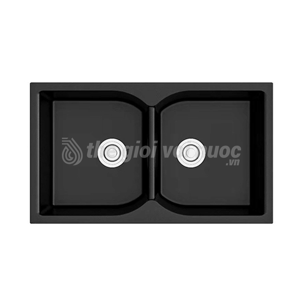 Bồn Rửa Chén Đá Nhập Khẩu Cao Cấp 2 Hộc Draco S3204DB