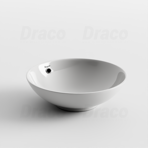 Lavabo Đặt Bàn Thiết Kế Tròn Tô Draco T2104S