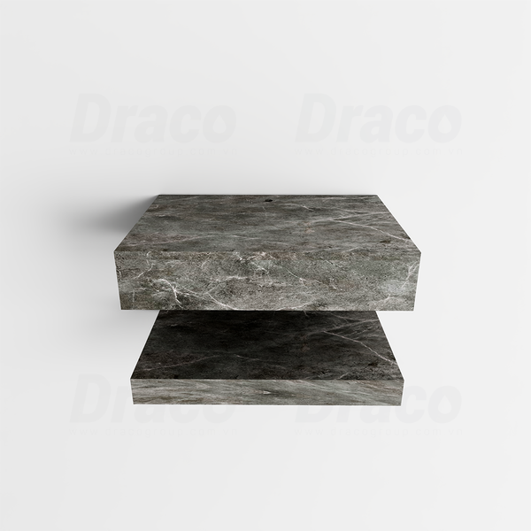 Bàn Đá 2 Tầng Chống Trầy Kiểu Lavabo Nổi Draco T2201 (700x500mm)