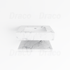 Bàn Đá 2 Tầng Chống Trầy Kiểu Lavabo Âm Draco T2202 (700x500mm)