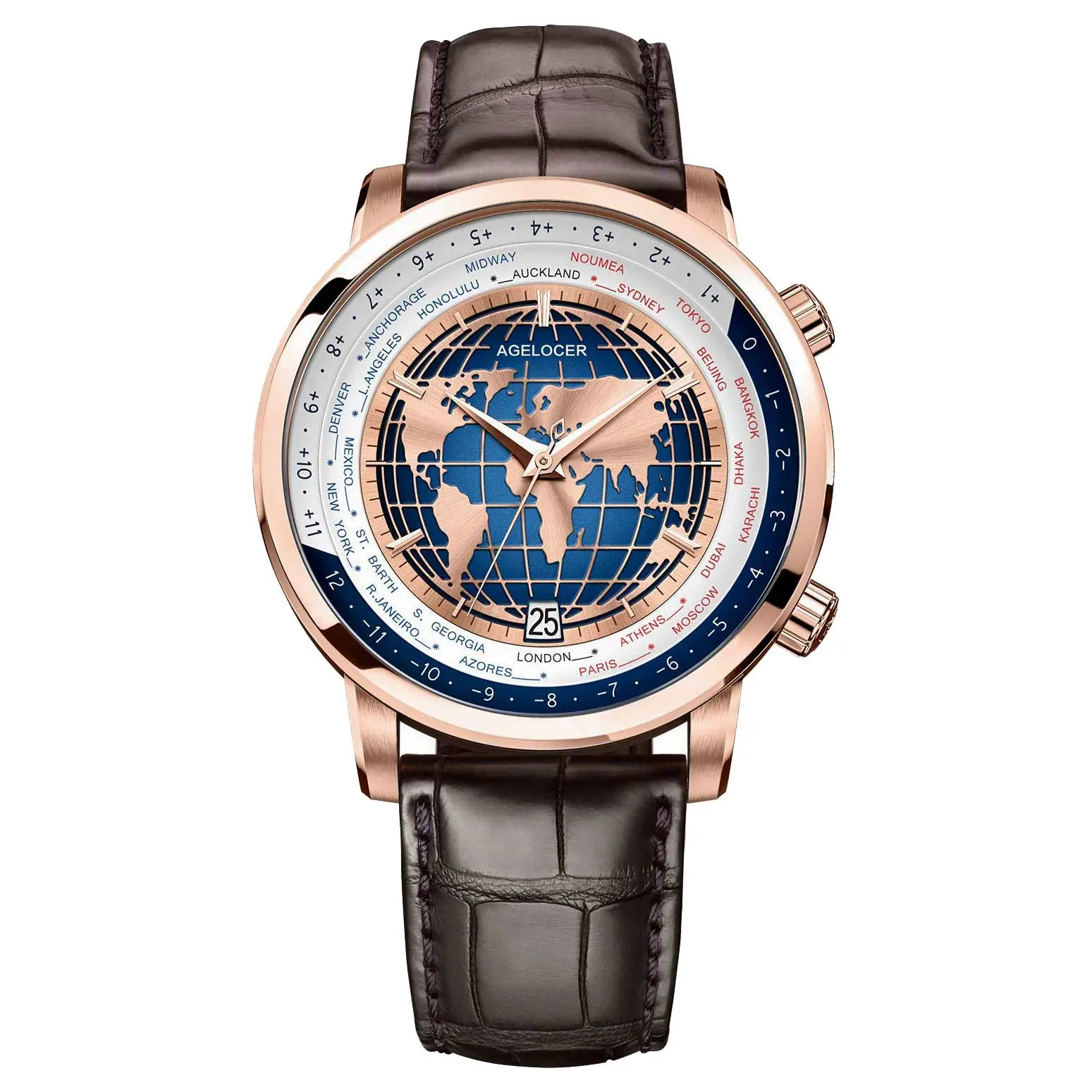 ĐỒNG HỒ NAM AGELOCER WORLD TIME 5201D2