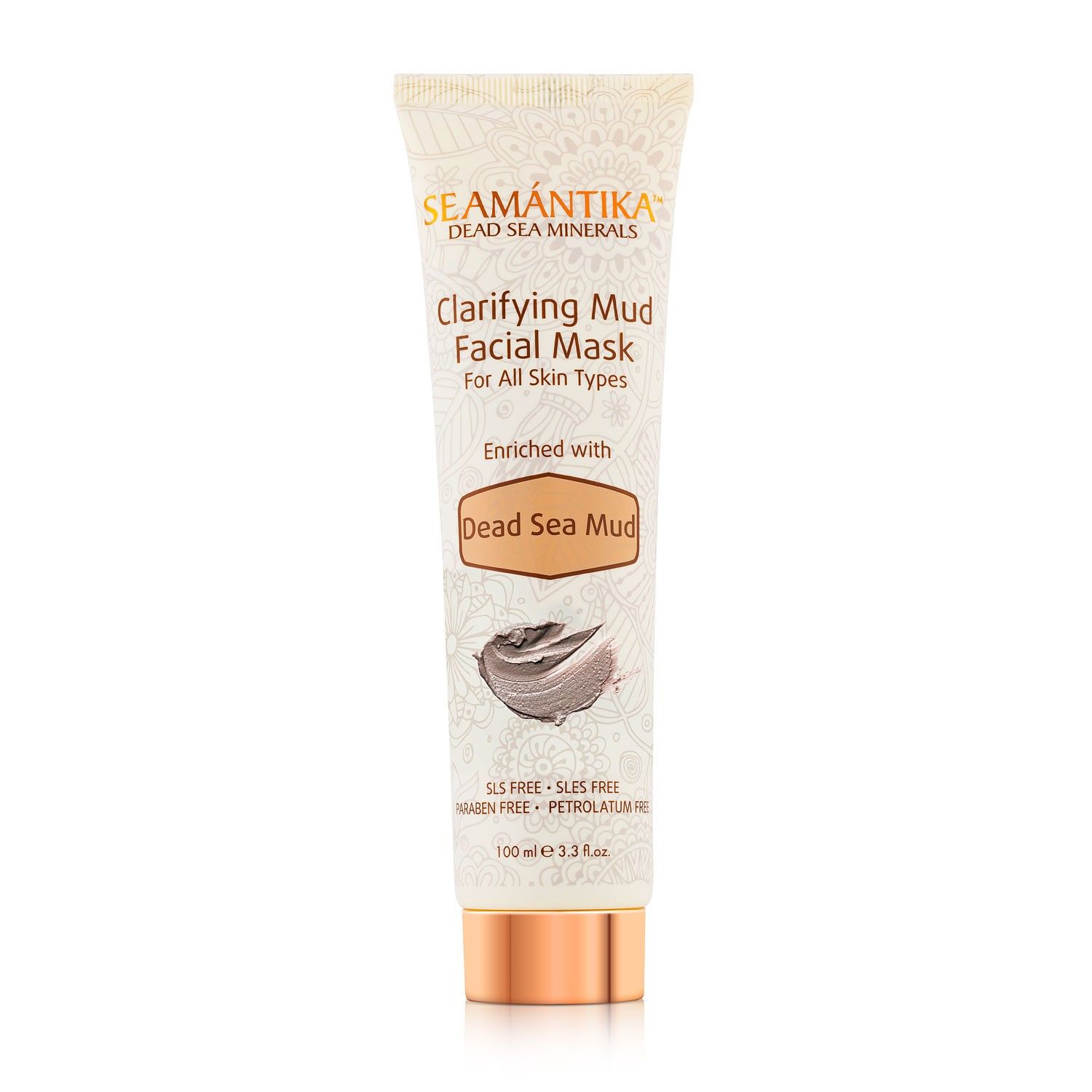  Mặt nạ bùn làm sáng da từ bùn biển chết, cho mọi loại da - CLARIFYING MUD FACIAL MASK - DEAD SEA MUD 