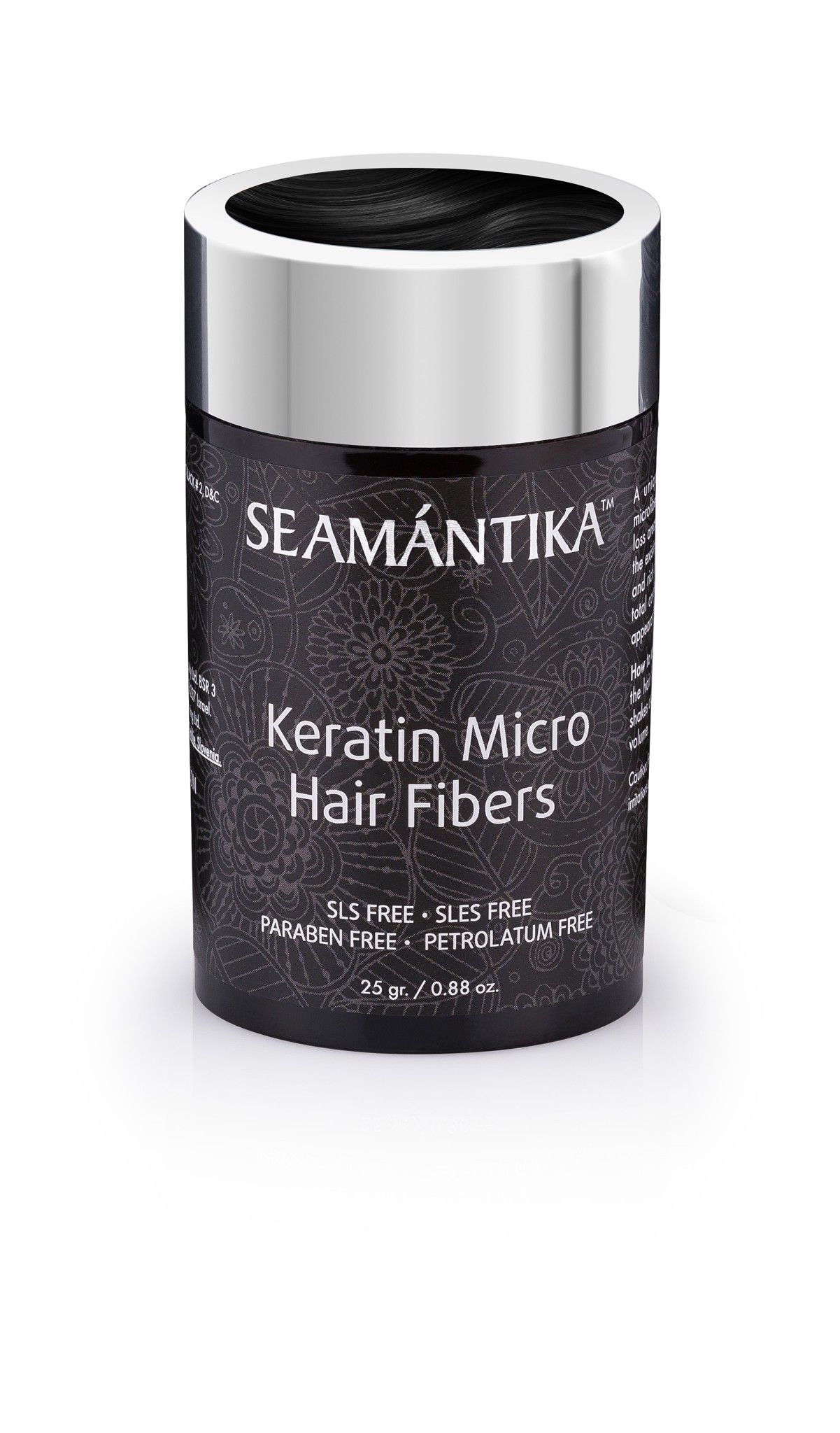  Sợi Keratin Siêu Nhỏ - Tóc Đen - Dành cho mái tóc mỏng - KERATIN MICRO HAIR FIBERS - BLACK 