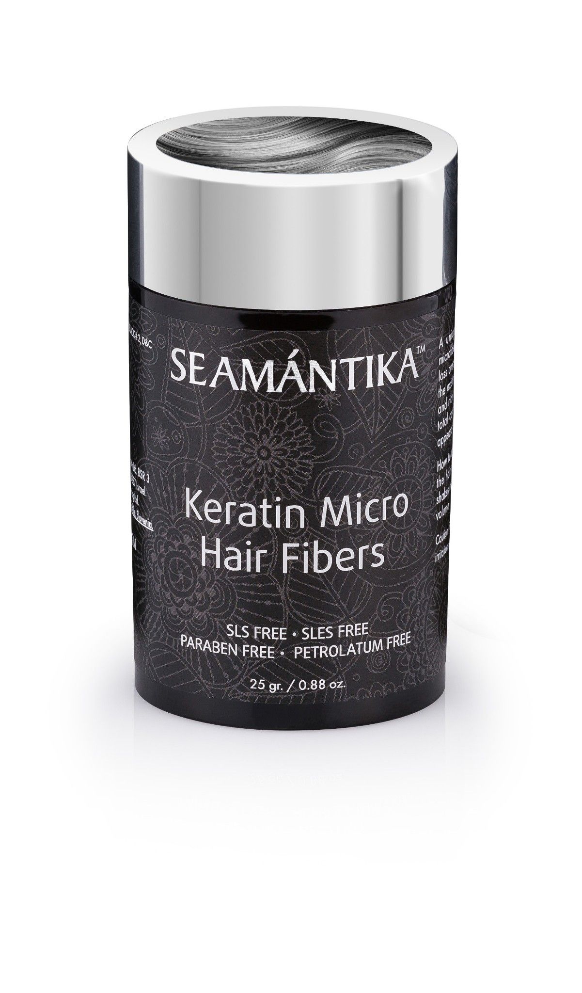  Sợi Keratin Siêu Nhỏ - Tóc Xám - Dành cho mái tóc mỏng - KERATIN MICRO HAIR FIBERS - GRAY 