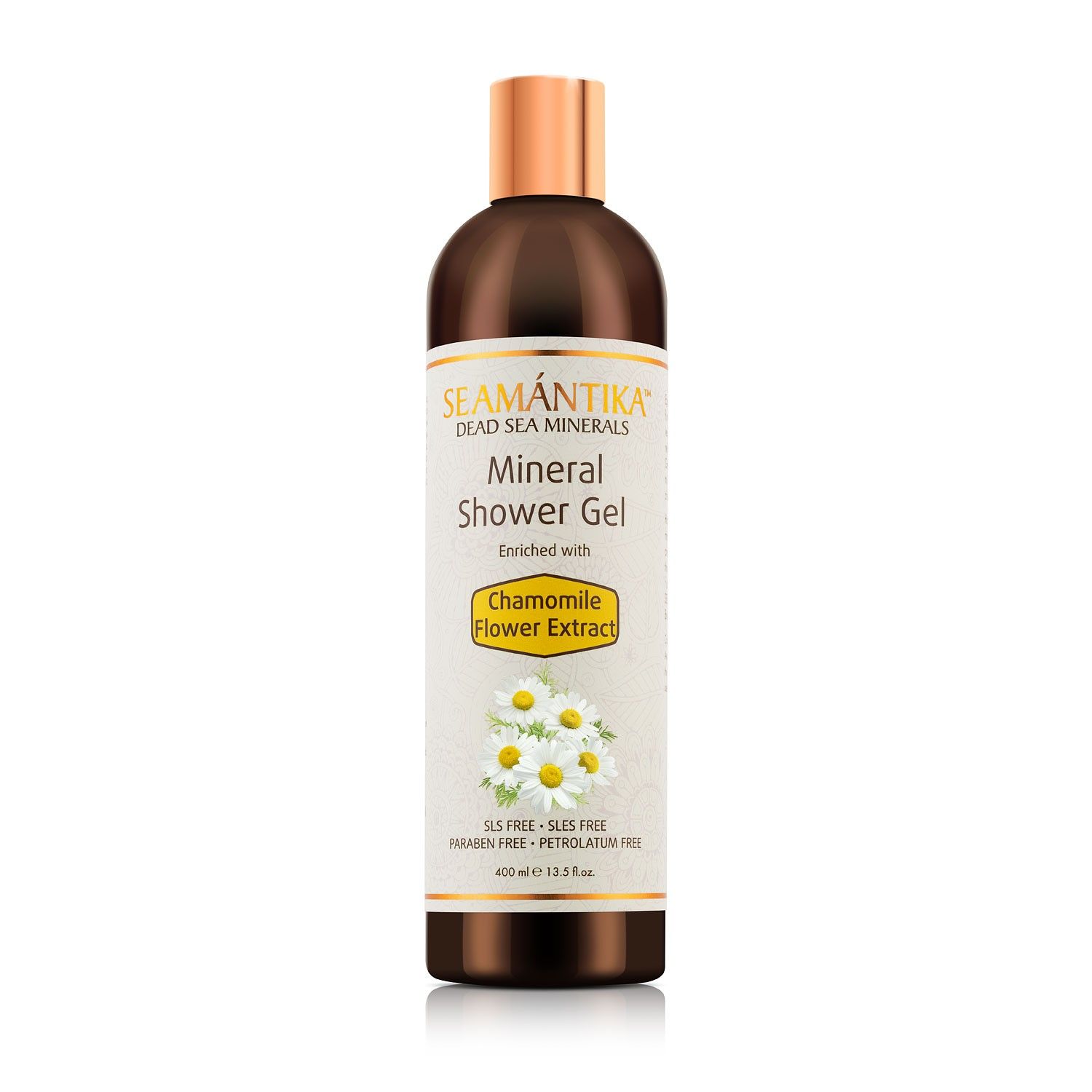  Gel tắm giàu khoáng chất chiết xuất Cúc La Mã - MINERAL SHOWER GEL - CHAMOMILE FLOWER EXTRACT 