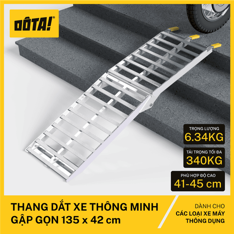 Thang Dắt Xe Thông Minh Gập Gọn 135x42CM