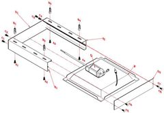 Phụ kiện lắp đèn Panel Nổi TKD