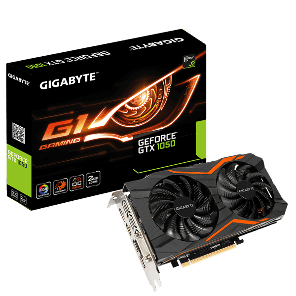 GIGABYTE GeForce® GTX 1050 G1 Gaming 2G