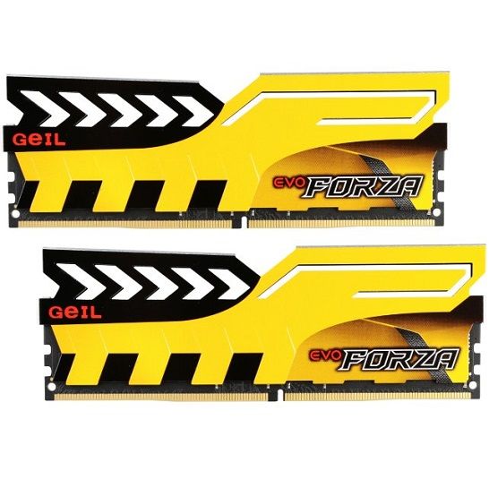 RAM GEIL EVO FORZA 8GB (2x4GB) - DDR4 - 2400MHz - CL16 - GFY48GB2400C16DC