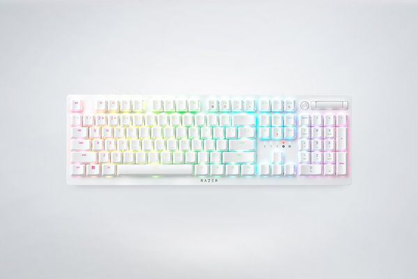 Bàn phím vi tính Razer DeathStalker V2 Pro - White Edition - Clicky Purple Switch