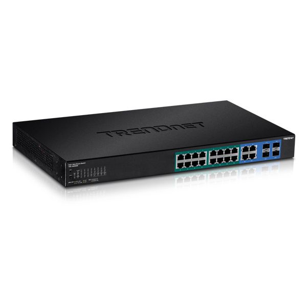 20-Port Gigabit Web Smart PoE+ Switch