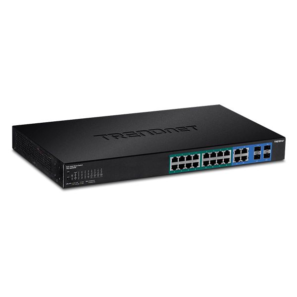 20-Port Gigabit Web Smart 370W PoE+ Switch