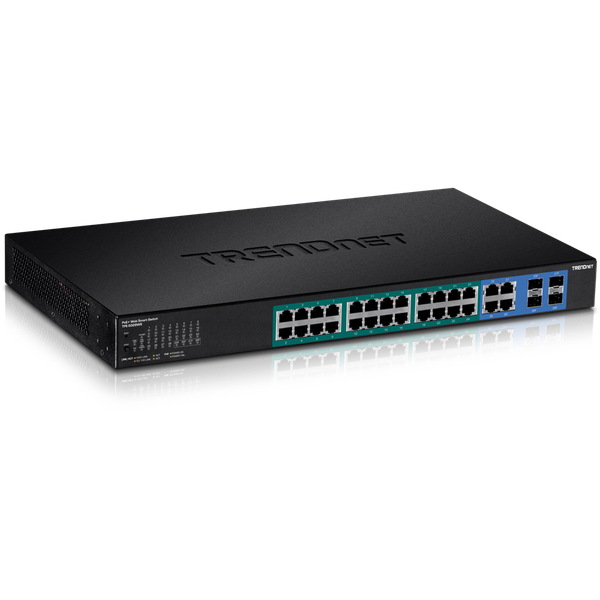 28-Port Gigabit Web Smart PoE+ Switch