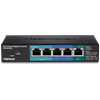 5-Port Gigabit PoE+ Powered EdgeSmart Switch with PoE Pass Through