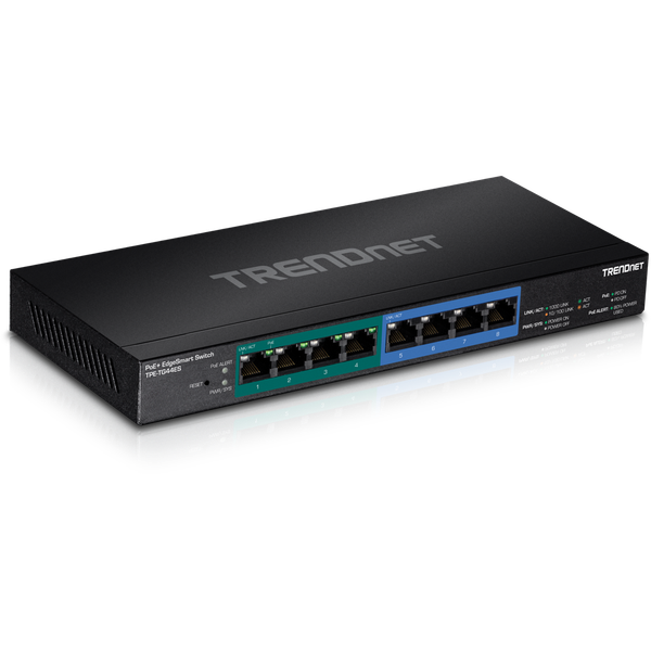 8-Port Gigabit EdgeSmart PoE+ Switch