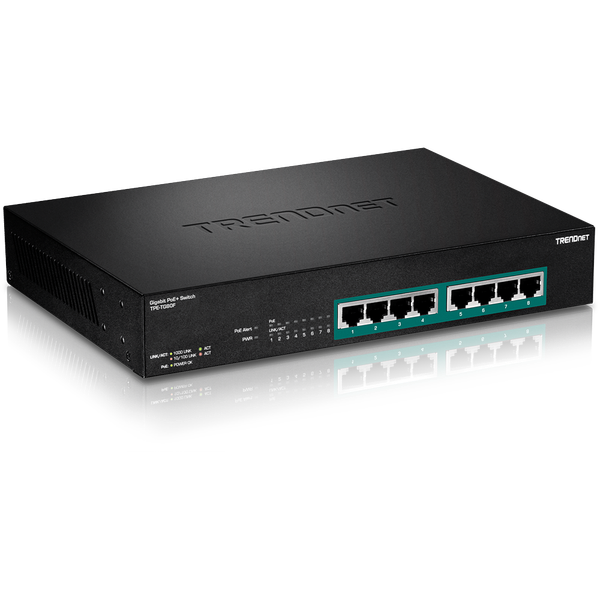 8-Port Gigabit Full Power PoE+ Switch