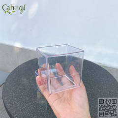 Chậu Nhựa Giả Xi Măng 9.5x9.5 cm