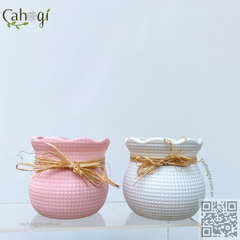 Bình Hoa Sứ Rạn 22 Cm